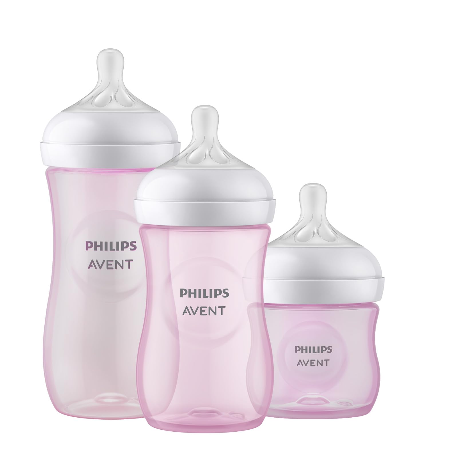 Set de Biberones Philips Avent Rosa Natural Response