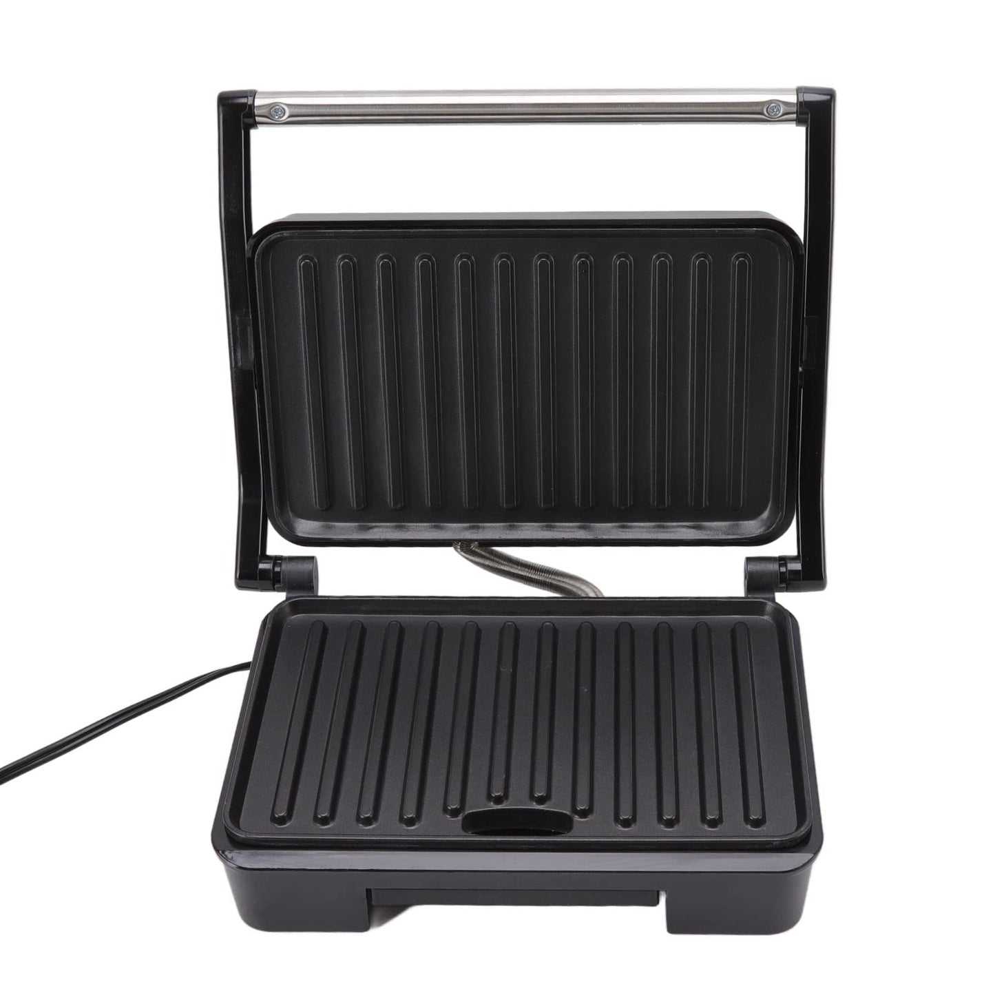 Atyhao Panini Press Grill, EE. UU. 110 V Sandwicheras para Interiores Antiadherente Calentador de Pan de Doble Cara, Cocina Eléctrica Desayuno Parrilla Versátil Olla