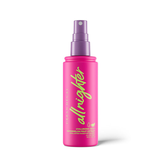 Urban Decay All Nighter Setting Spray Ácido Hialurónico fijador de maquillaje hasta por 16hrs acabado luminoso y resplandeciente, 118ml