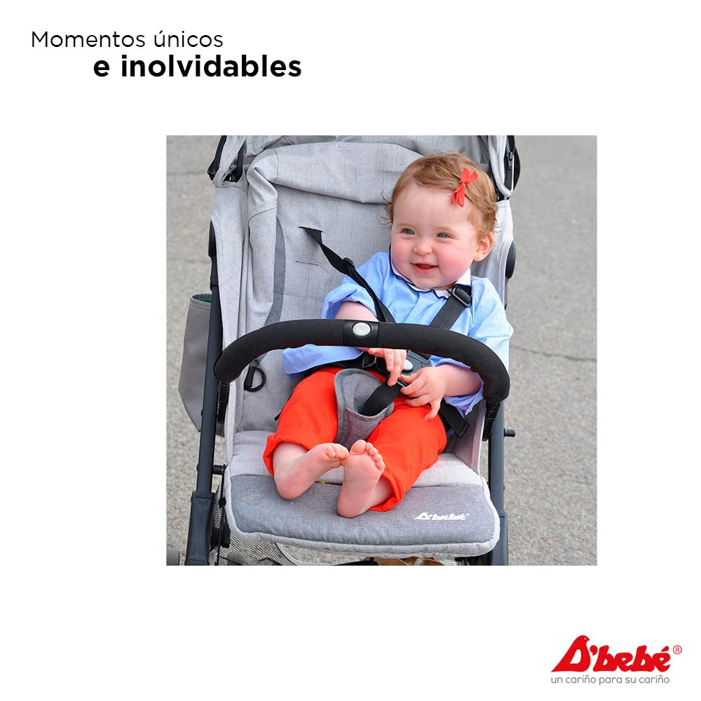 D´BEBÉ - Carriola Wing - Carriola ultra-ligera con plegado Super Compacto - Manubrio con Cierra Facil - Para Bebés de 3 Meses de Edad hasta 3 años - Color Rojo