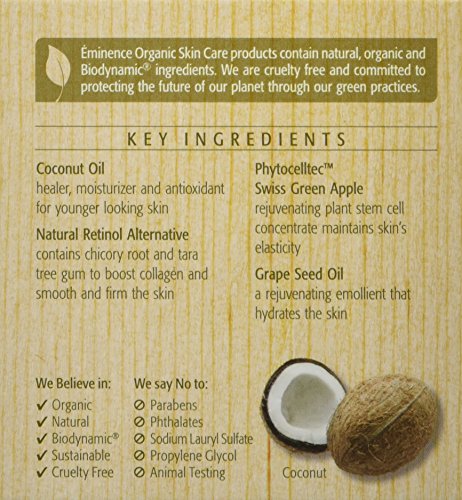Eminence Crema del coco hidratante y correctiva para la edad, 60ml/2oz