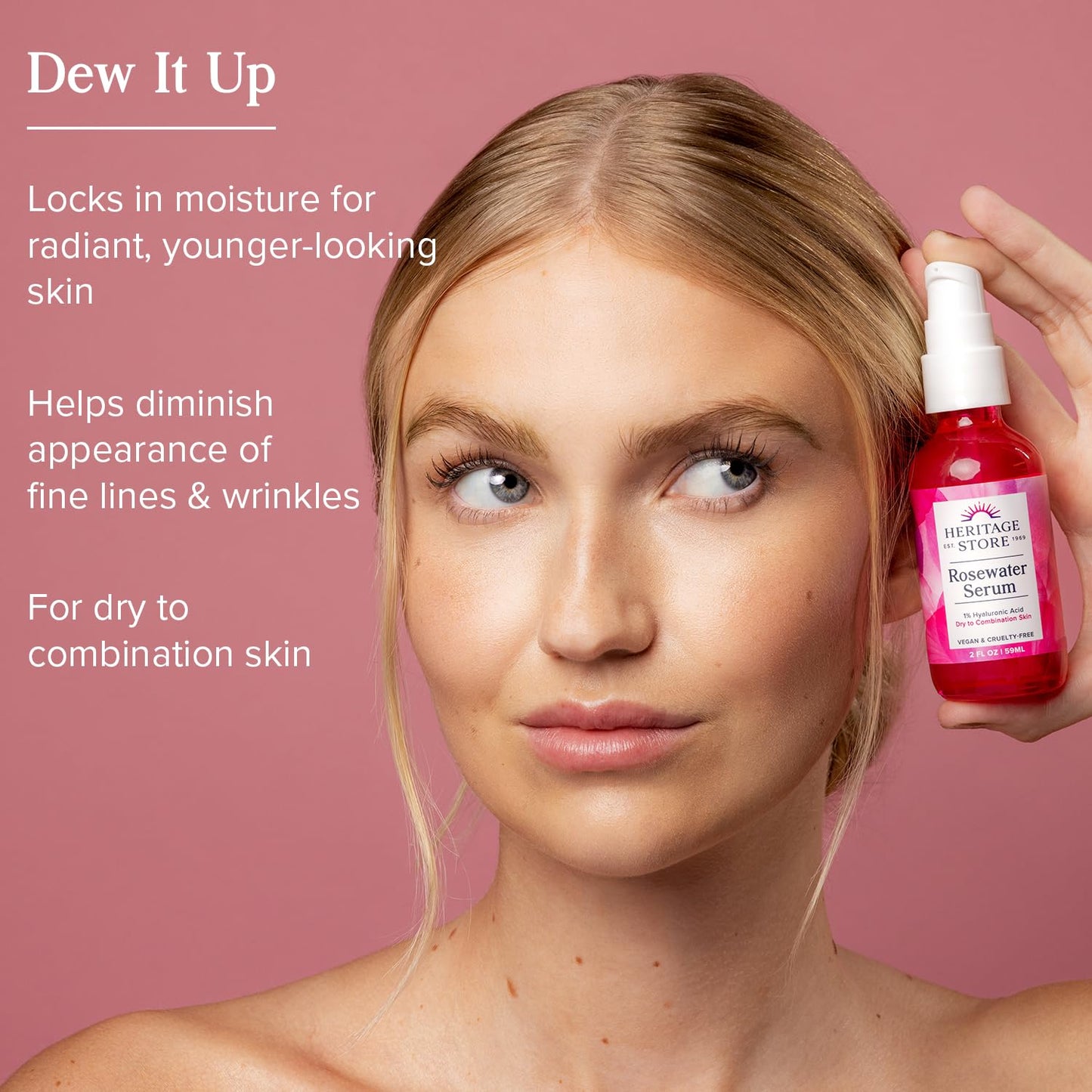 Suero Heritage Store Rosa con 1% Ha 2 oz