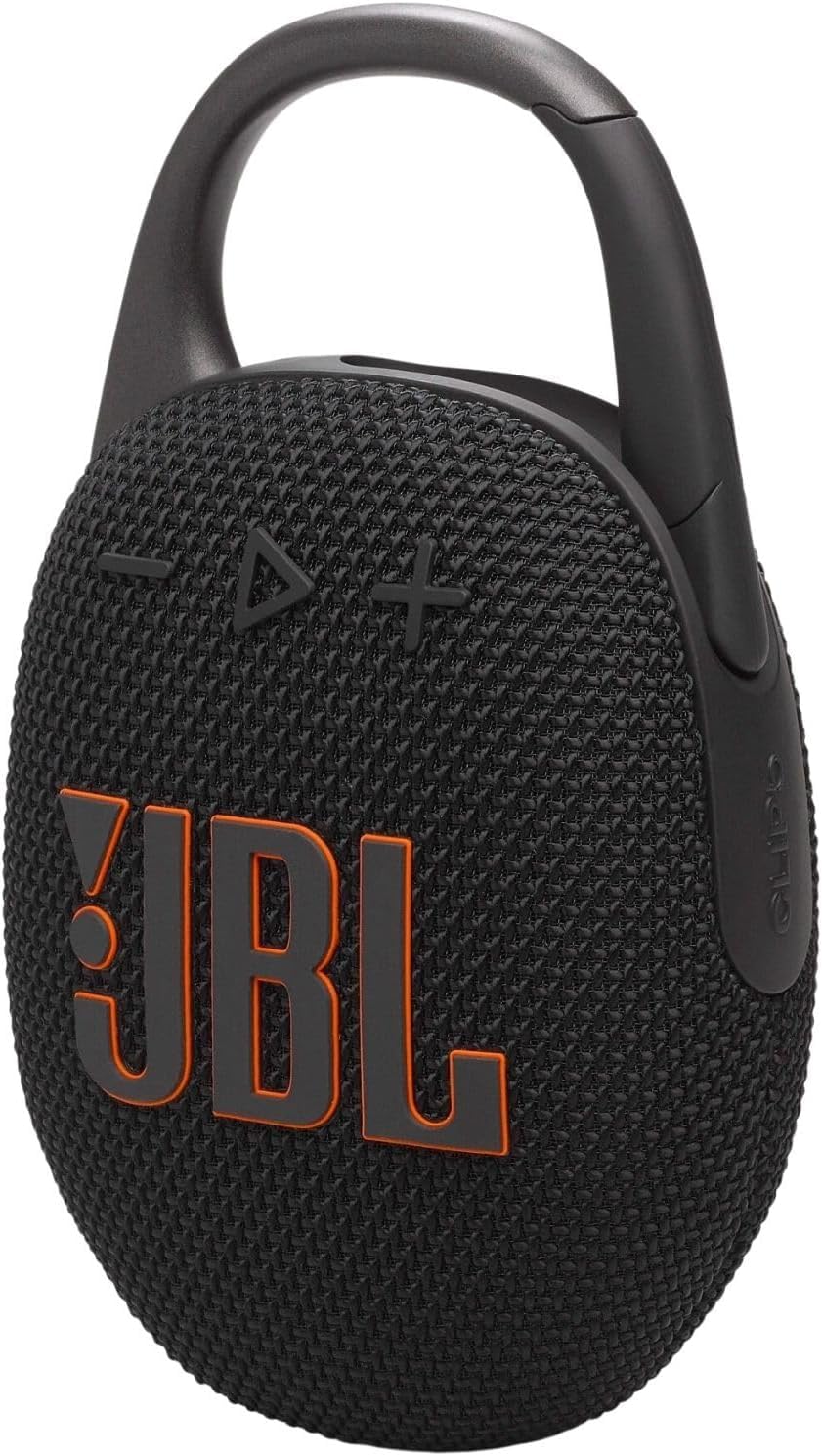 JBL Clip 5 - Ultra-PortaJBL Clip 5 - Altavoz Bluetooth ultraportátil, impermeable y a prueba de polvo, sonido Big Pro con graves impactantes, mosquetón integrado, hasta 12 horas de juego, (negro)