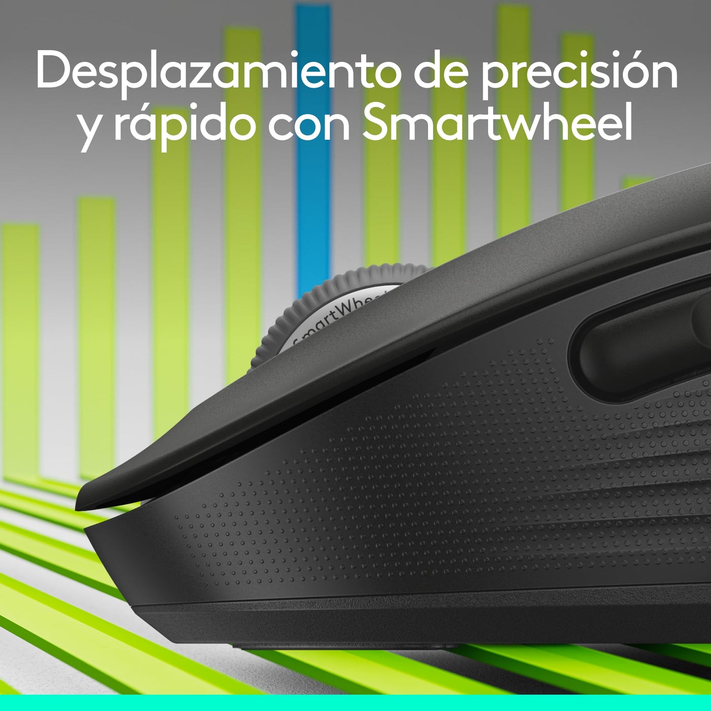 Logitech Signature M650 Mouse inalámbrico - para Manos pequeñas y Medianas, 2 años de batería, Clicks silenciosos, Botones Personalizables, Bluetooth, PC/Mac/multidispositivo/Chromebook - Grafito