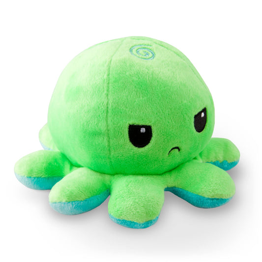 Peluches Reversibles TeeTurtle Verde Aqua Diseño Patentado para Alivio del Estrés