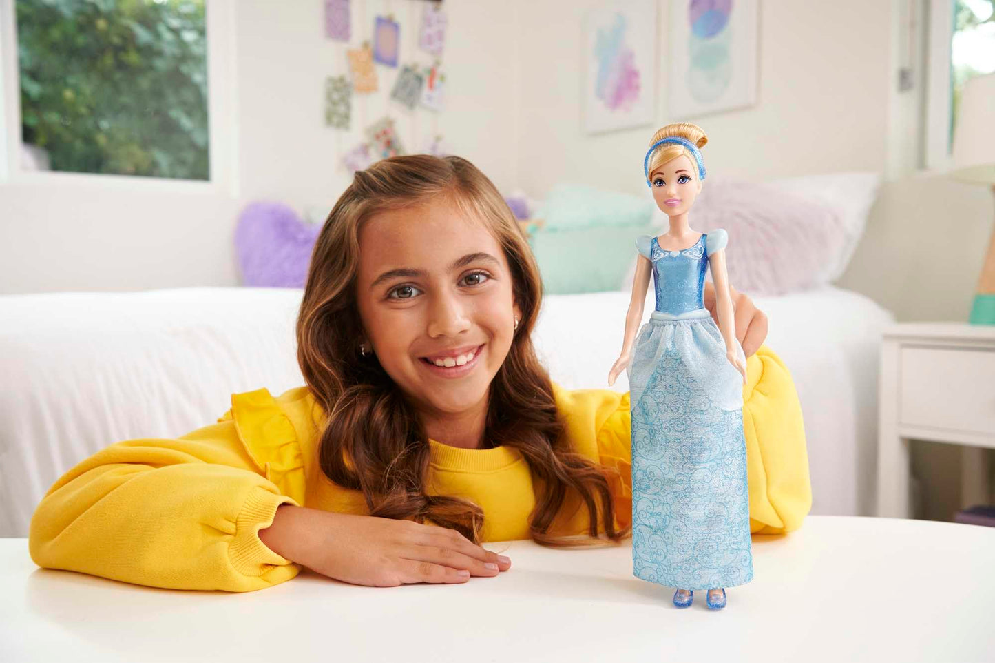 Muñeca Princesa Cenicienta Mattel Rubio Recogido para Niños