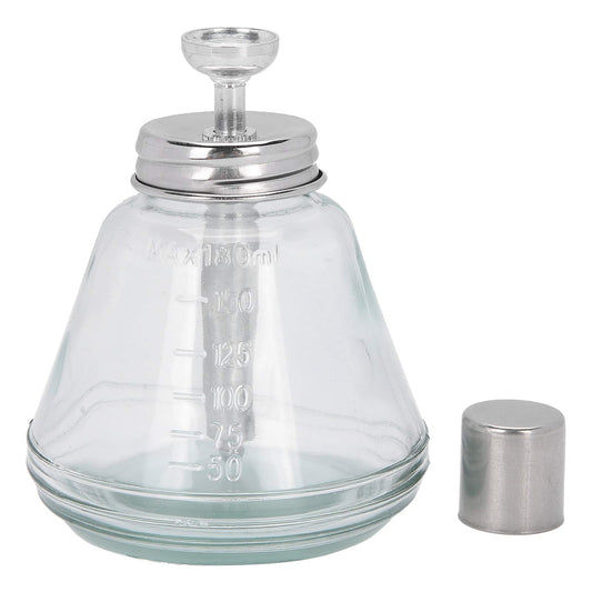 Dispensador de Bomba de Líquido Tipo Prensa de 180ml, Removedor de Esmalte de Uñas, Botella Recargable (núcleo de aluminio), Contenedores Recargables