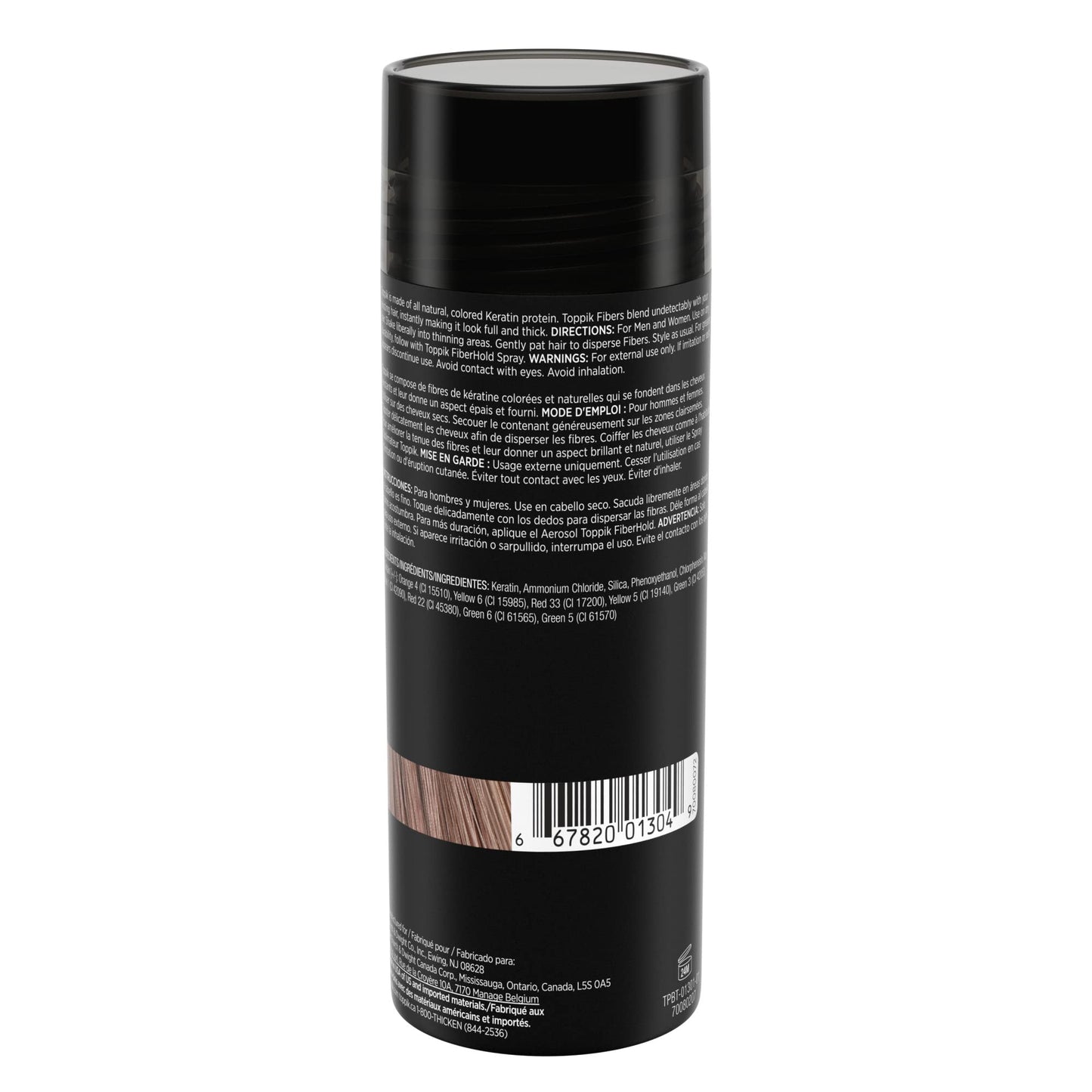 Toppik Fibras Para Dar Volumen Al Cabello, Castaño Claro, 55 g (1.94 oz.)