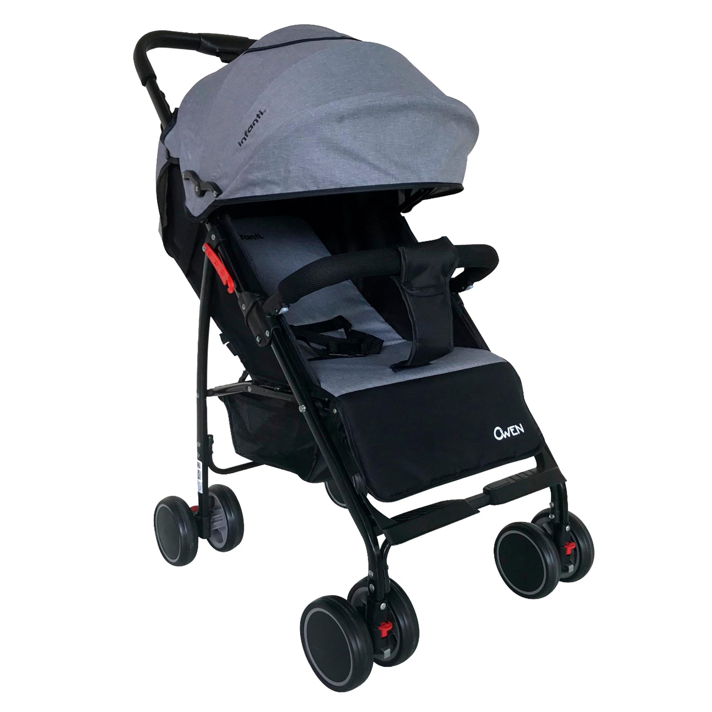 INFANTI | Carriola para Bebe OWEN | Carreola con Portabebé - Carriola de Viaje - Carrito para Bebe con Barra de Seguridad Desmontable | Cosas para Bebes 6 Meses hasta 15 kg
