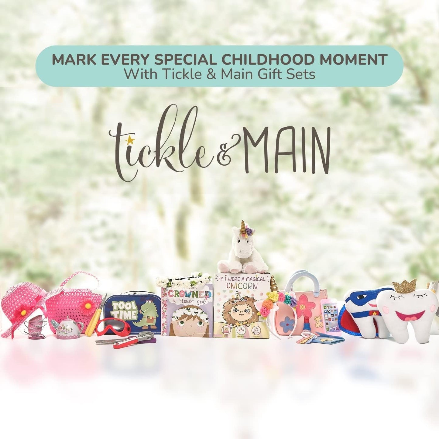 Tickle & Main Everybunny Prays Bunny Peluche y Juguete Musical - Azul, 7 Pulgadas de Felpa y Libro ilustrado, Recites Now I Lay Me Down to Sleep - Regalos de Bautismo para niños - Regalos de Bautizo
