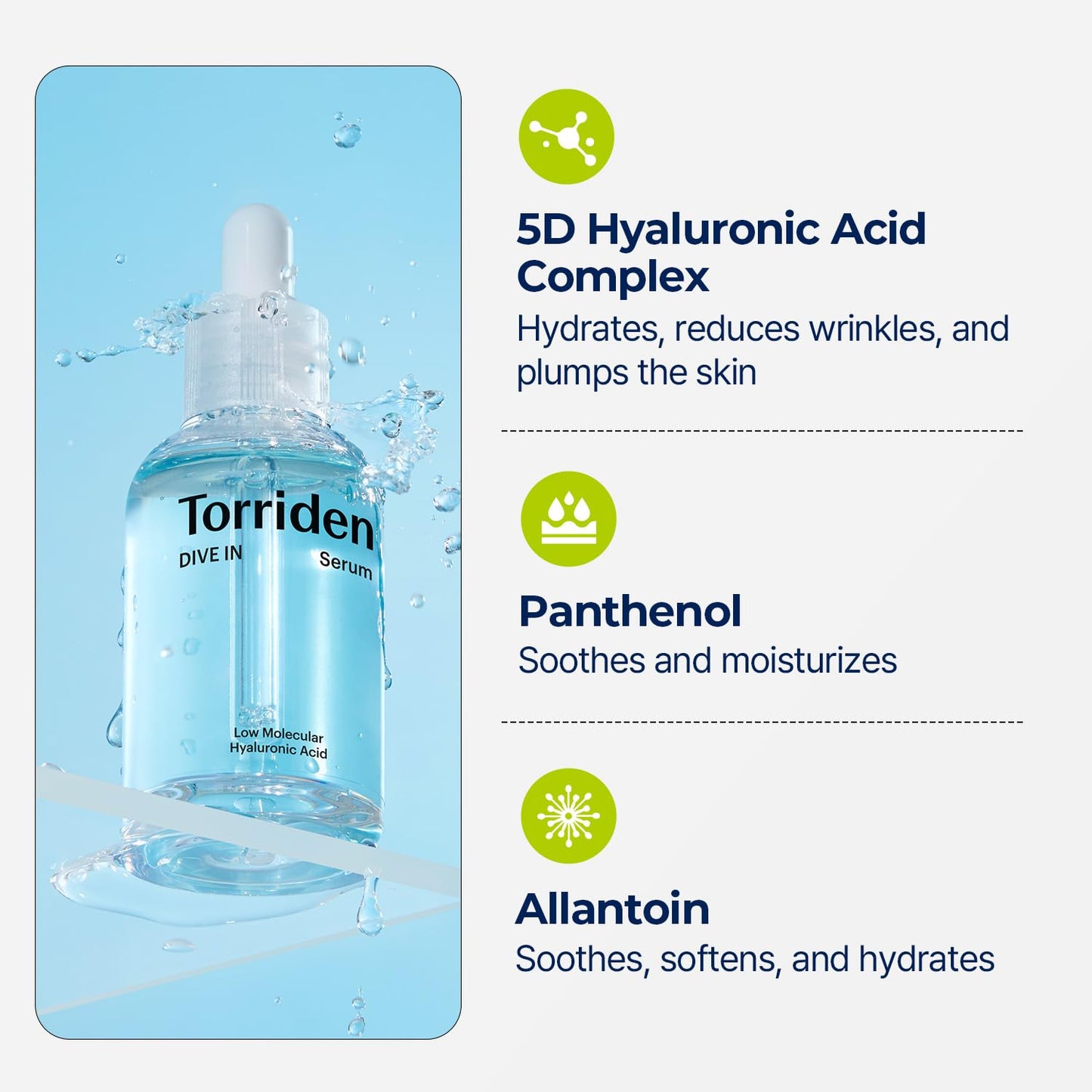 DIVE-IN Low Molecule Hyaluronic Acid Serum 50ml / Made in Korea