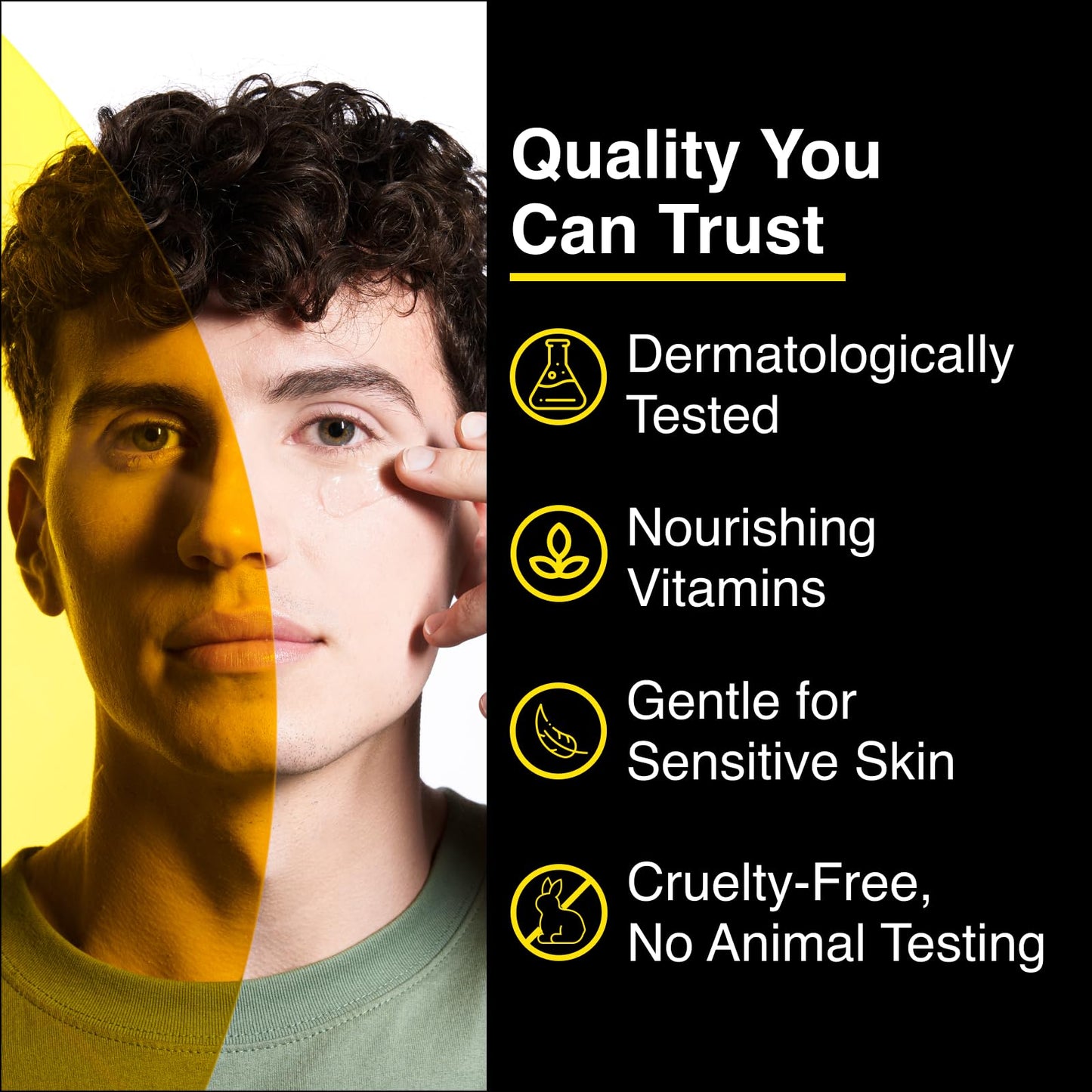 Lumin - Tratamiento Facial Anti-vejez para Hombres - Correction Trio | Incluye 3 productos: Crema para Contorno de Ojos, Exfoliante Facial y Bálsamo Hidratante que ayudan con ojos cansados, manchas oscuras, ojeras, hinchazón, piel desigual. Duración 2 mes