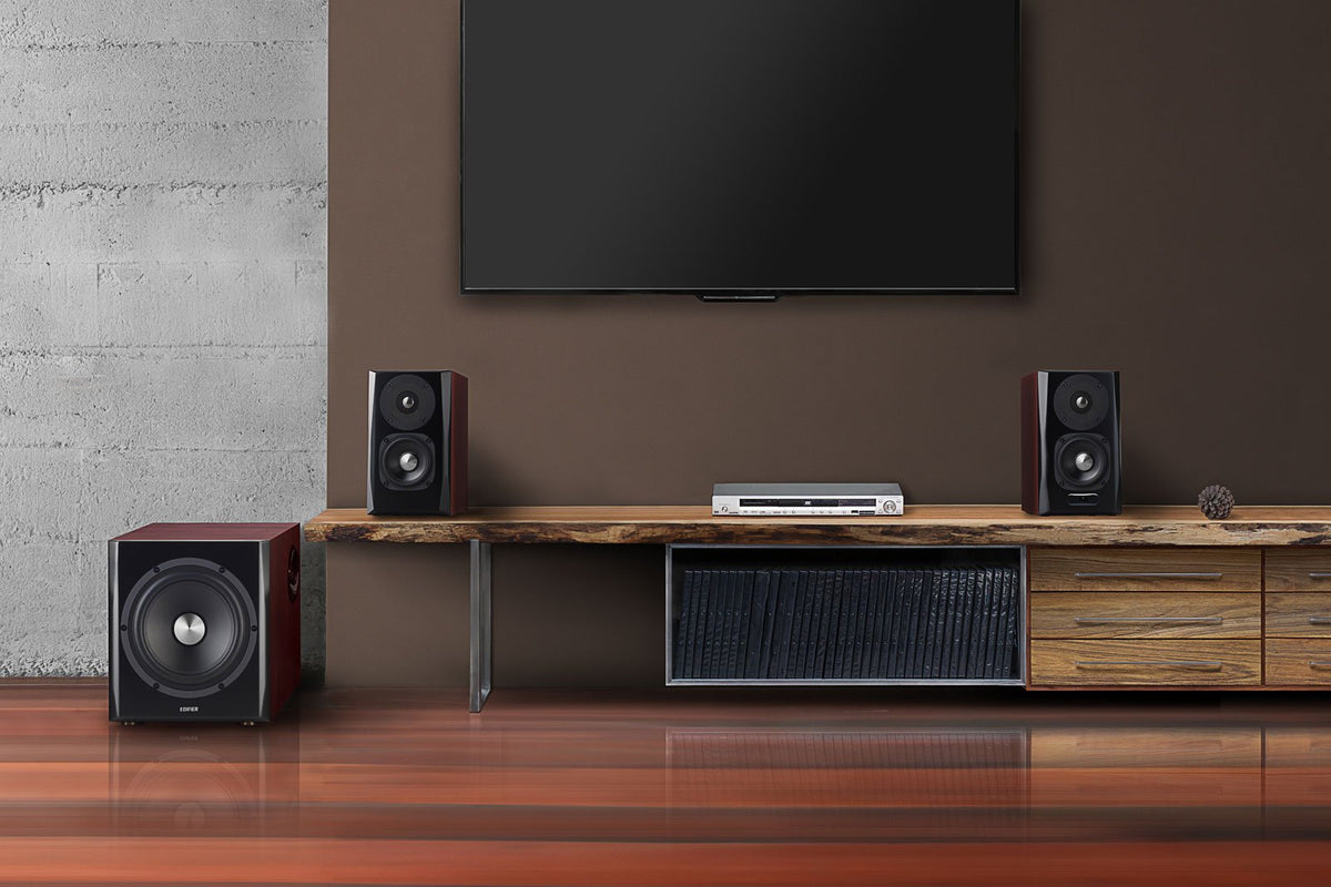 Altavoz y Subwoofer Edifier S350DB Negro Sistema 2.1 Bluetooth v4.1 Sonido aptX Inalámbrico para Ordenadores y Salas