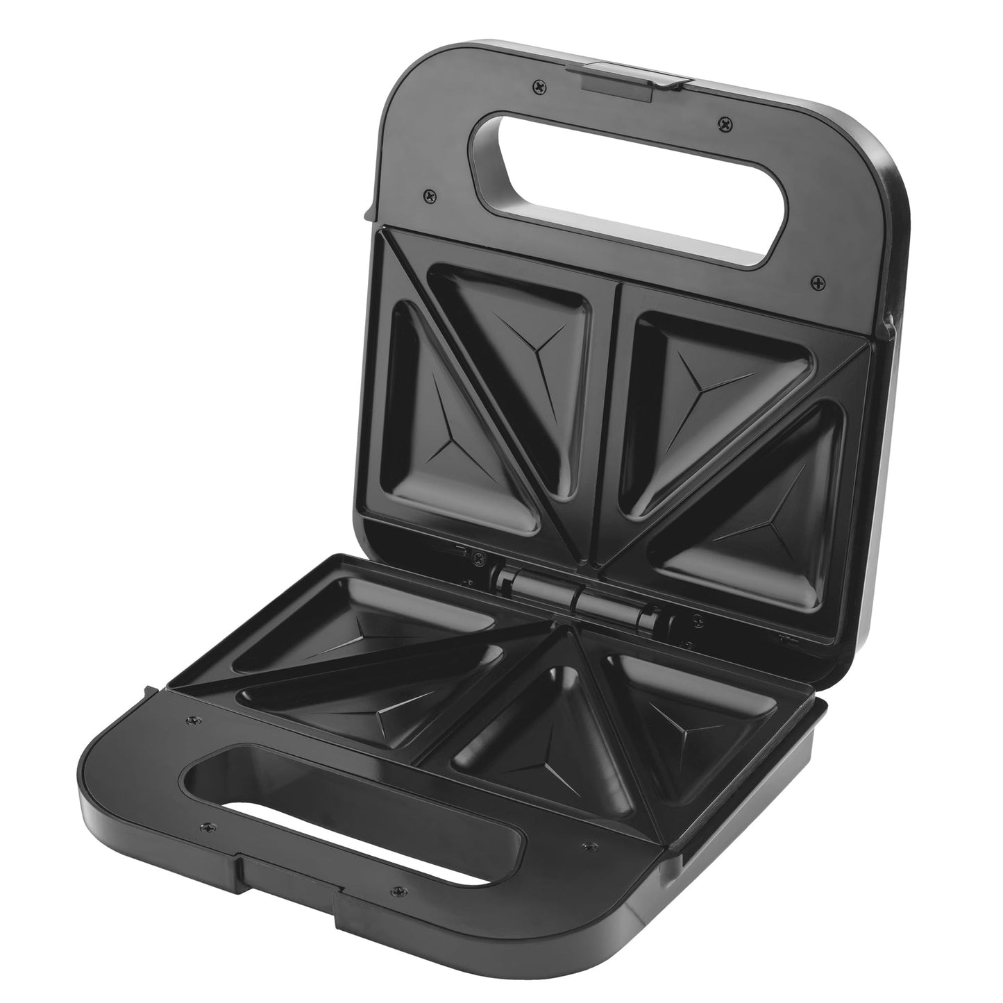 Sandwichera Masterchef Gris Acero Inoxidable con Control de Temperatura Automático y Parrilla Antiadherente