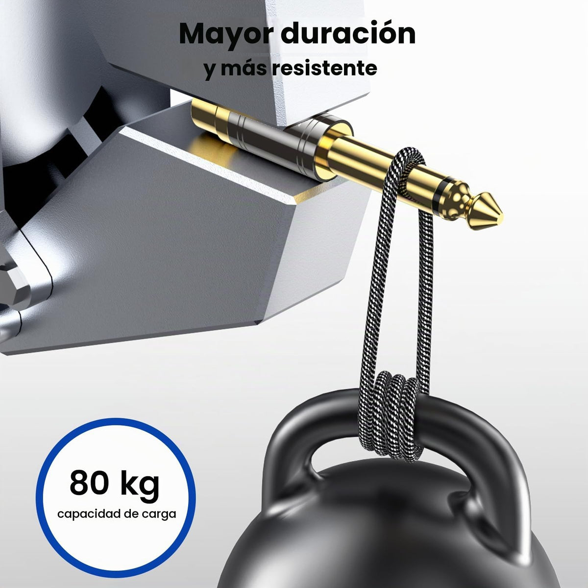 Adaptadores RCA a 1/4 Pulgadas MOSWAG Dorado Serie de Calidad Paquete de 4 Unidades