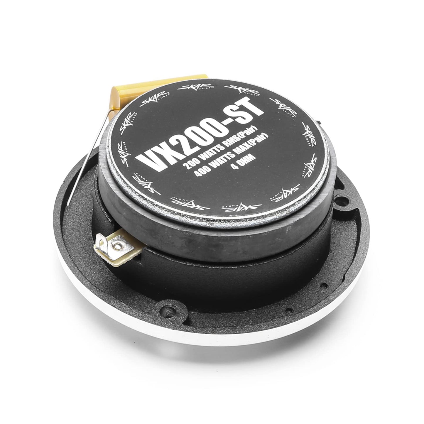 Skar Audio VX200-ST 1.8-Inch 400 Watt High Compression Aluminum Bullet Super Tweeters, Pair