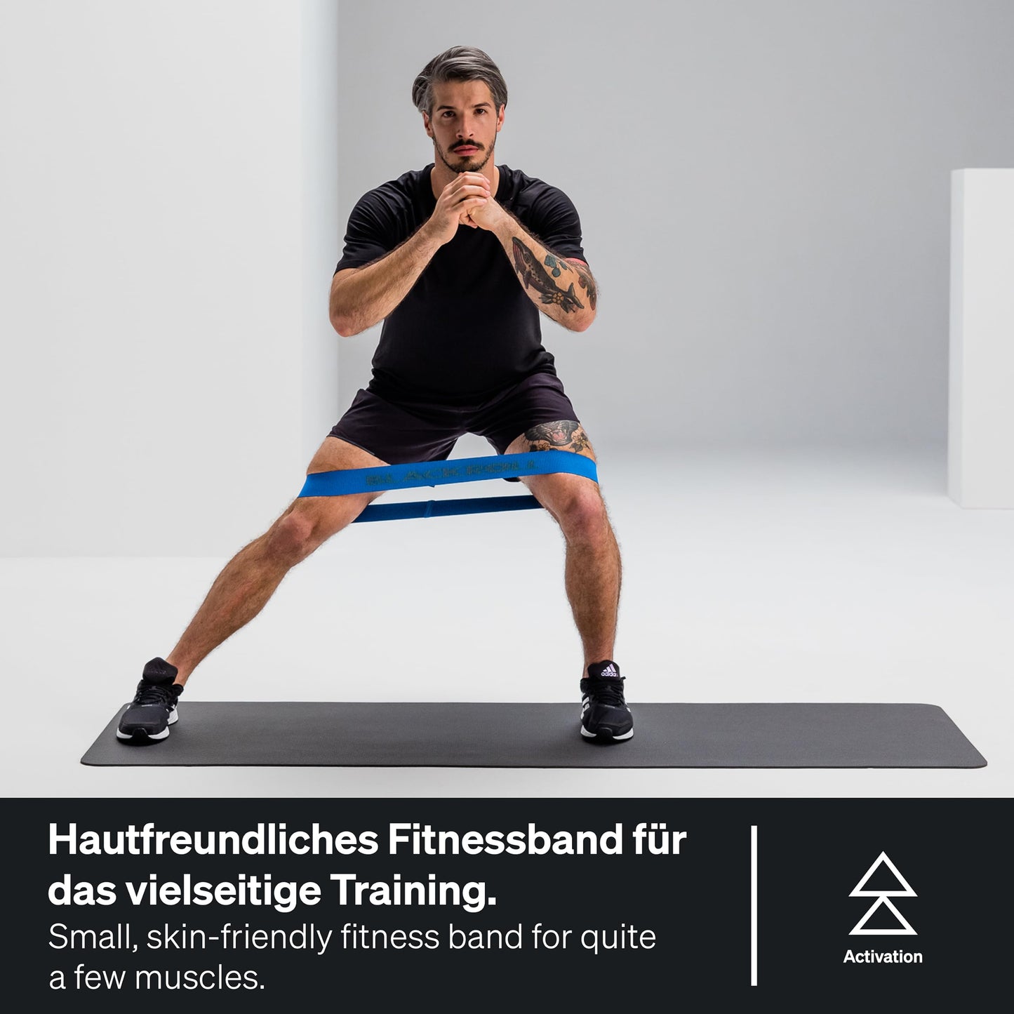 BLACKROLL Bandas de Resistencia para Acondicionamiento Físico - Ligas de Resistencia para Entrenamiento Rehabilitación Deportes y Ejercicios (Azul)
