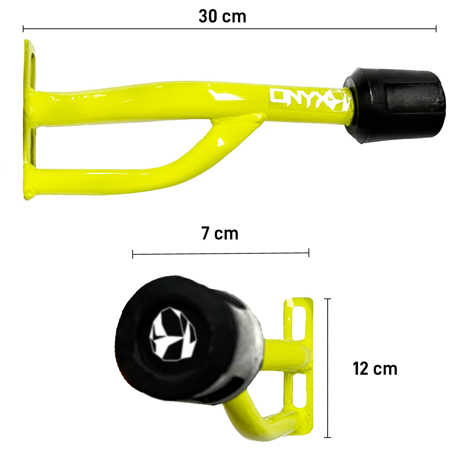 Slider Universal para Moto Protecciones Rashman Flúor con Defensa Reforzada de Acero