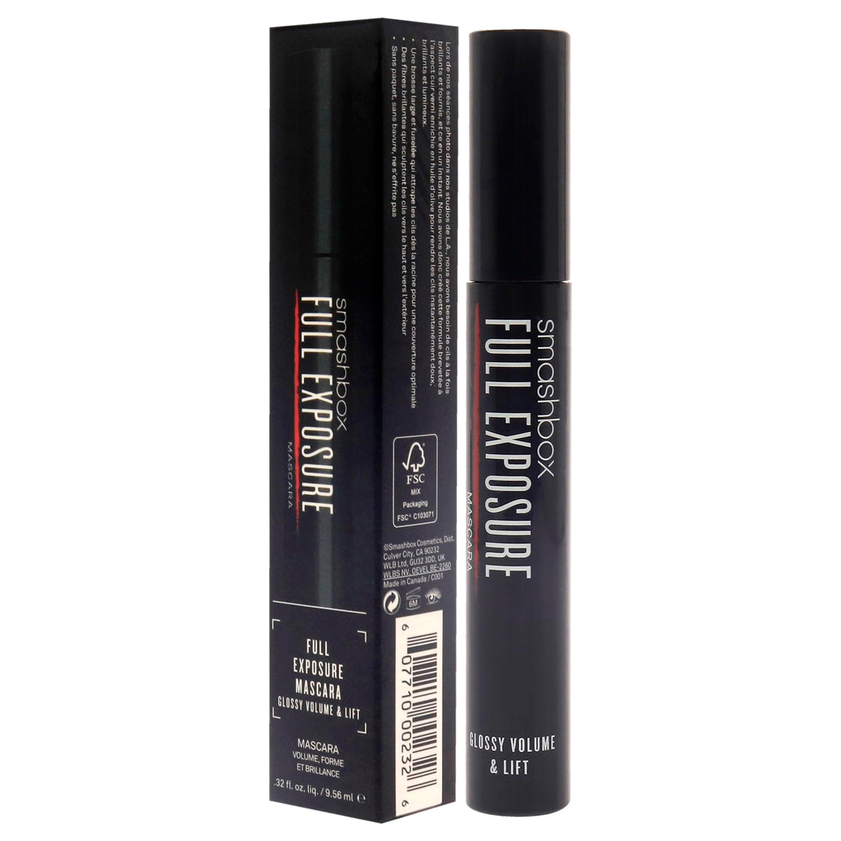 SmashBox Full Exposure Mascara - Jet Black for Women Mascara 0.32 Oz