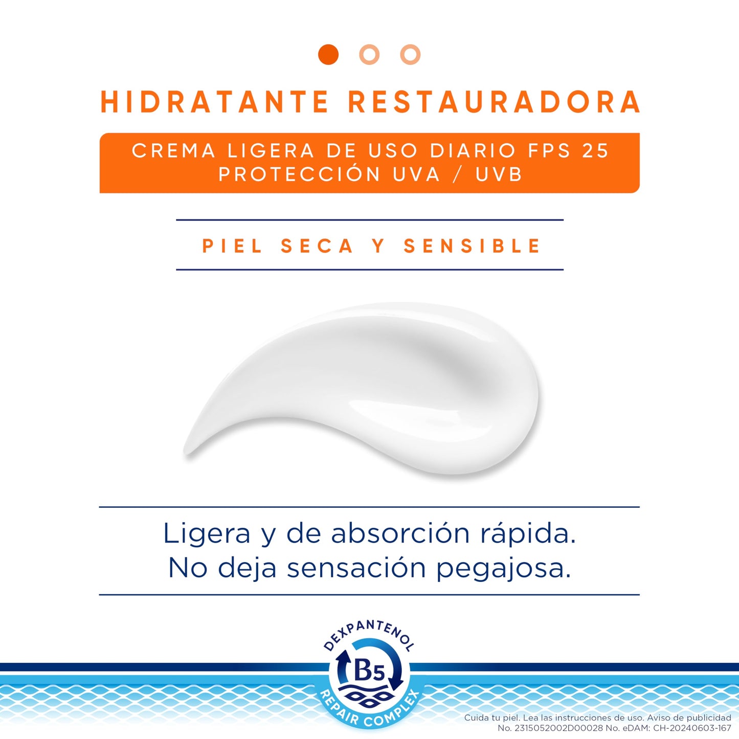 Bepanthen Derma, Crema Hidratante Facial para Piel Seca y Sensible con Niacinamida, 50ml
