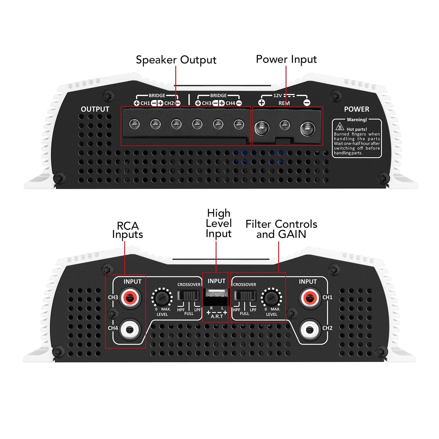 Amplificador Taramps DS800X4 1Ohm 800W 4 Canales