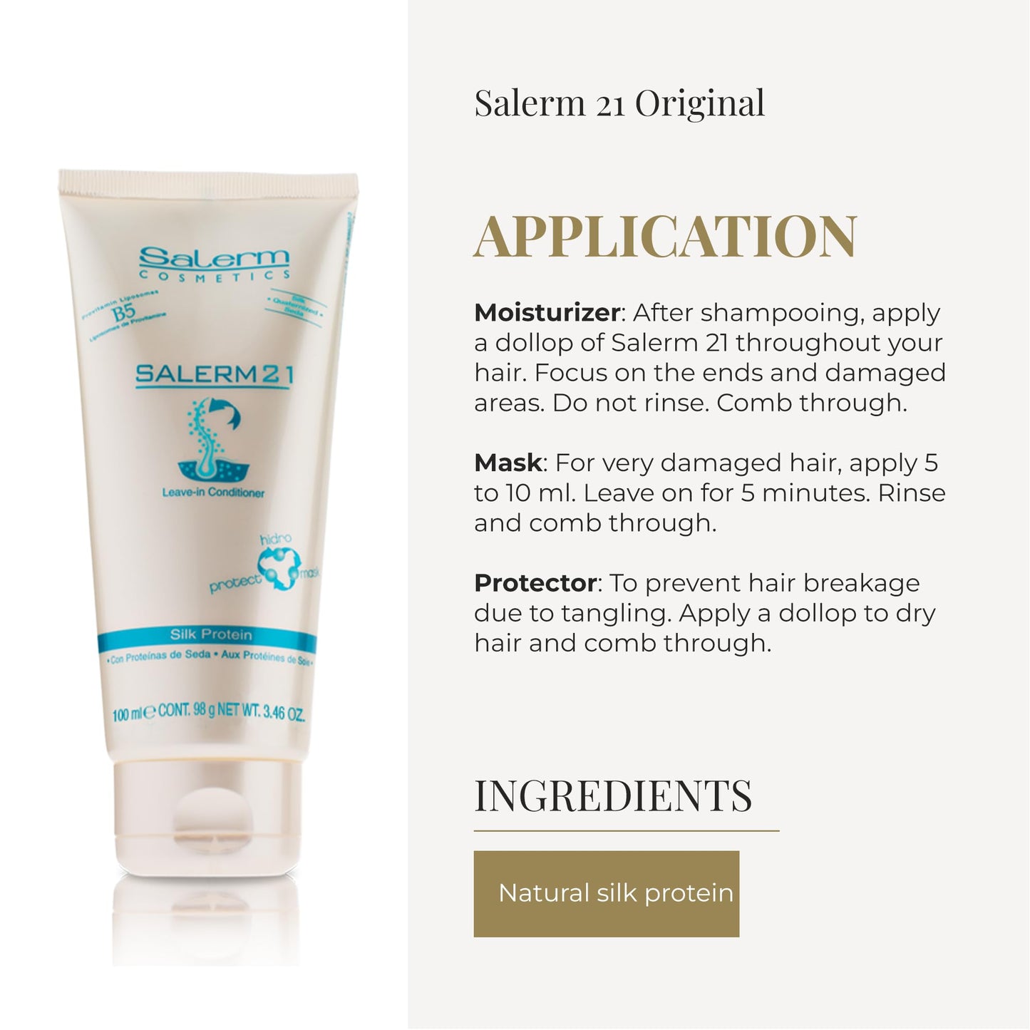 Acondicionador Salerm 100 ml B5 para Mujer