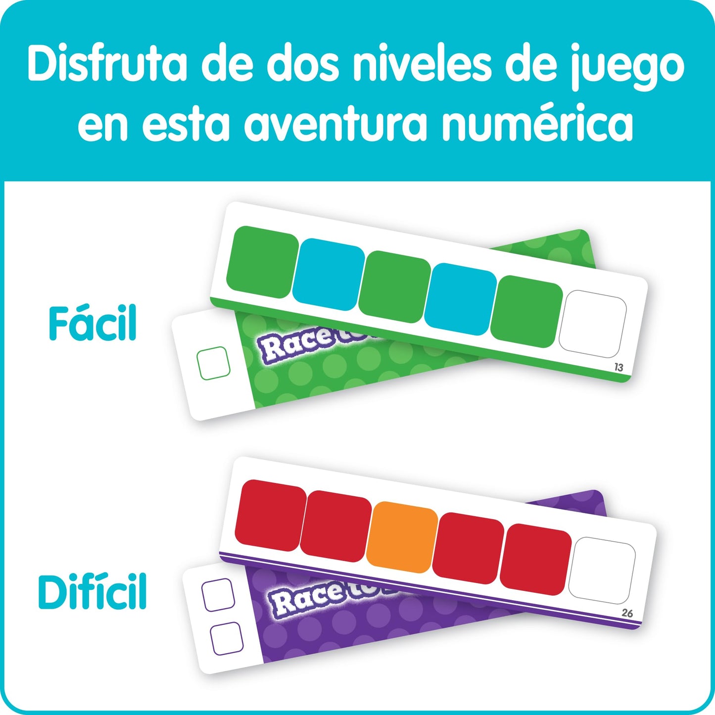 hand2mind Numberblocks Race to Pattern Palace! Juego de Mesa, Juguete de Matemáticas Preescolar, Juegos de Aprendizaje en el Jardín Infantil, Juegos Educativos para la Noche de Juegos Familiares