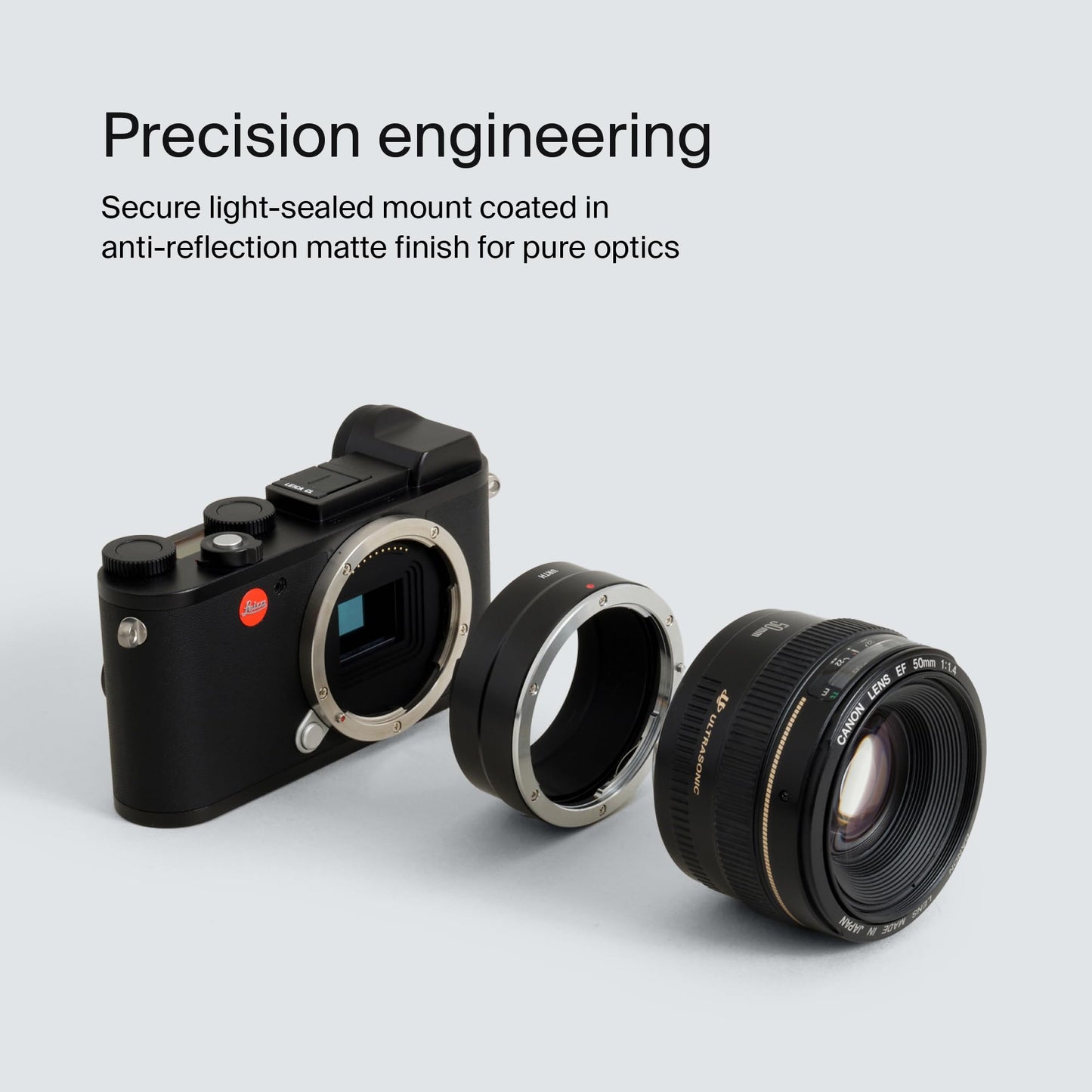 Urth - Adaptador de Objetivo Compatible con Objetivos Canon EF & EF-S y cuerpos de cбmara Leica L