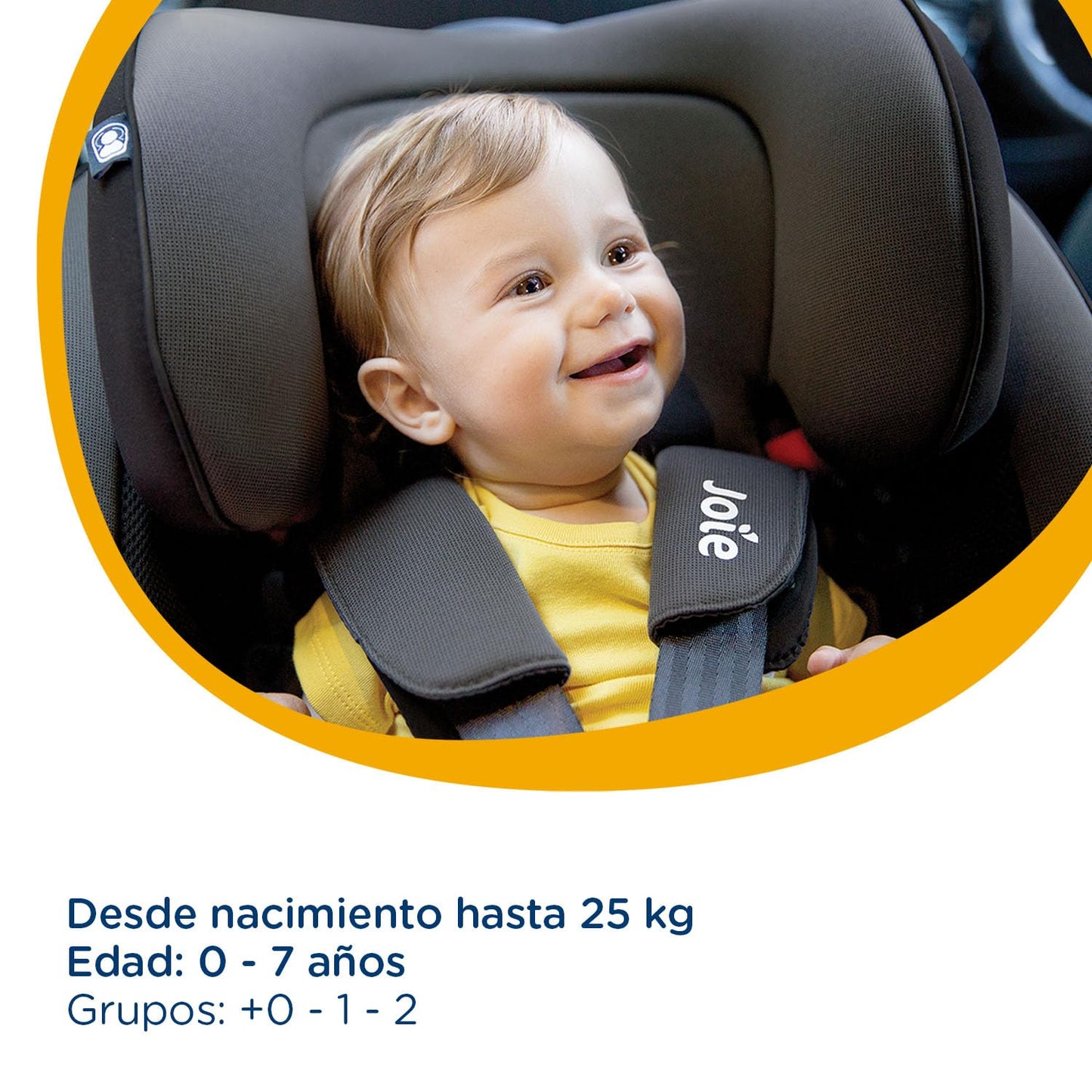 Joie Stages Autoasientos para Bebe - Asiento para Bebe Carro - Grow Together hasta 8 Años - Reversibe - Sistema contra Impactos Lateralesy de Reclinado - Booster Car Seat - Silla para Bebé Auto (Gris)