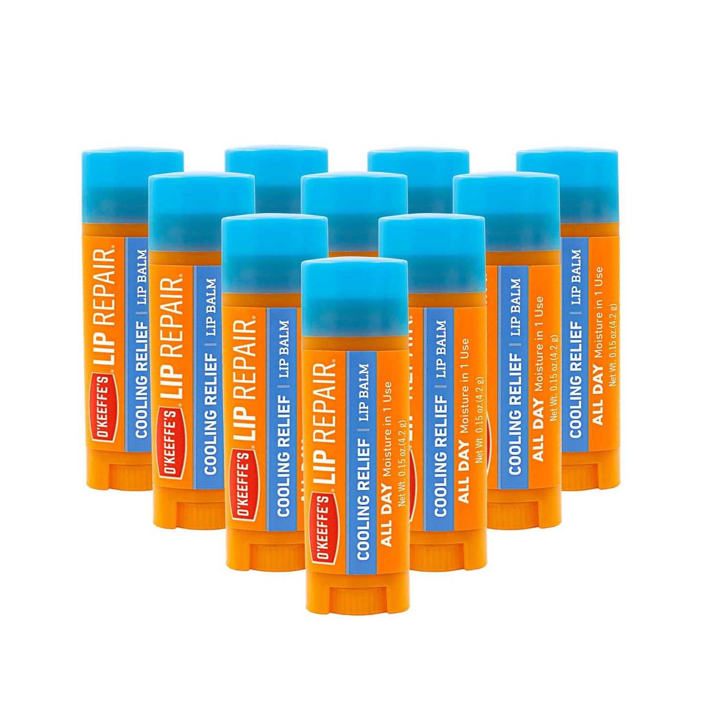 Lápiz de Reparación de Labios O'Keeffe's Refrigerante 10 Pack