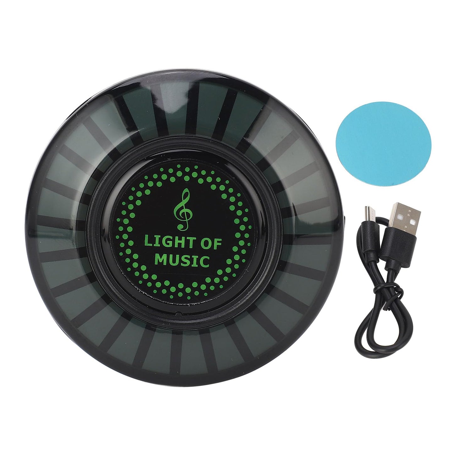Lámpara de Ritmo de Música de Coche, Luz de Ritmo Activada por Voz, RGB Magnético Luces Ambientales de Ritmo Luces de Sincronización de Música de Recogida para Coche, Juegos