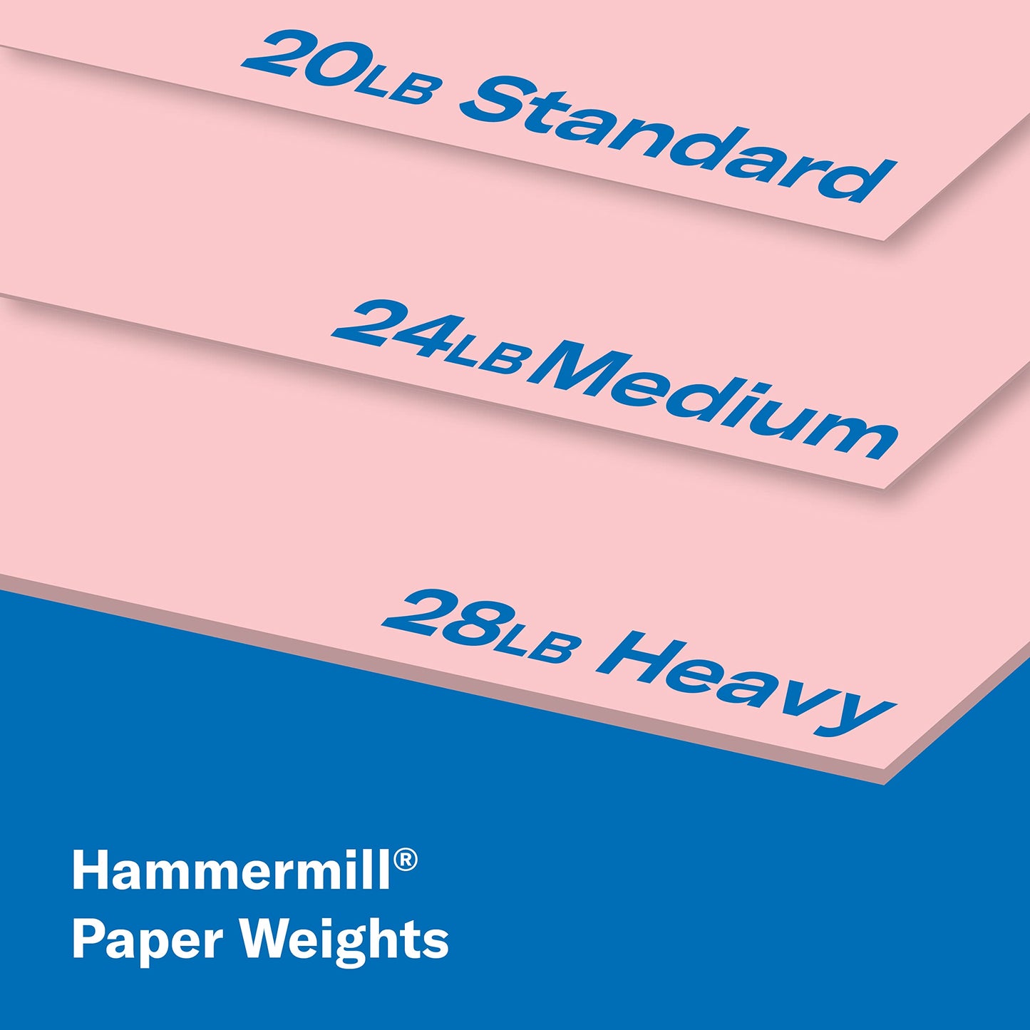 Hammermill Colors Pink, 24lbs, 8.5x11, 500 Sheets/1 Ream, (104463R)