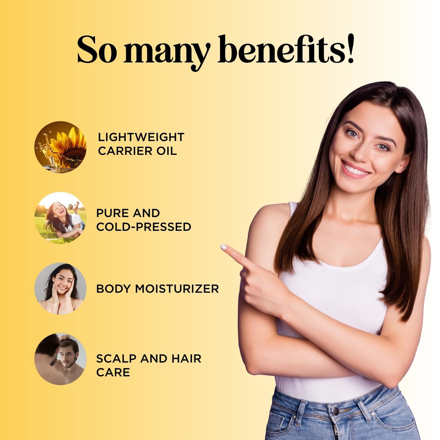 Aceite de Girasol Orgánico 100% Puro para Aromaterapia y Masajes - Oferta Exclusiva de Aceite Vegetal Orgánico - Aprovecha ahora.