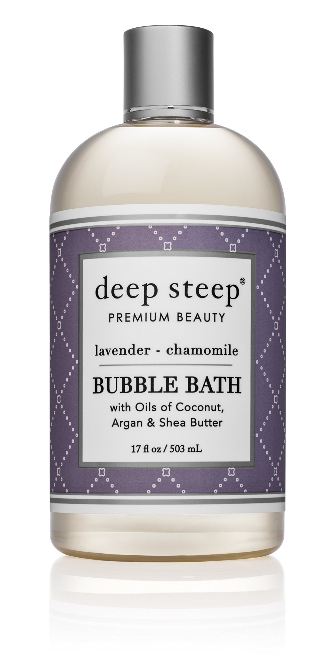Deep Steep Bubble Bath, Lavender Chamomile, 17.5 Ounce