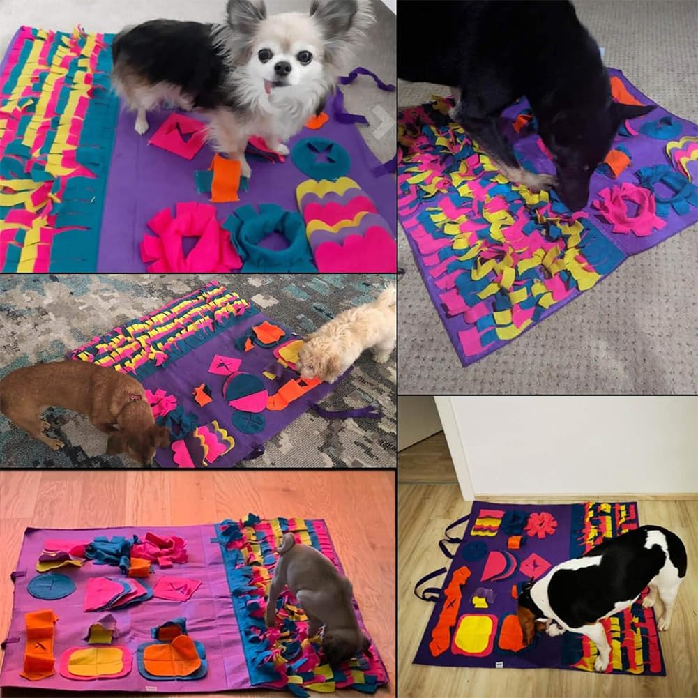 Alfombra Olfativa EDWINAYY Tapete Sniffing para Mascotas Alivia Ansiedad Mejora Habilidades de Búsqueda