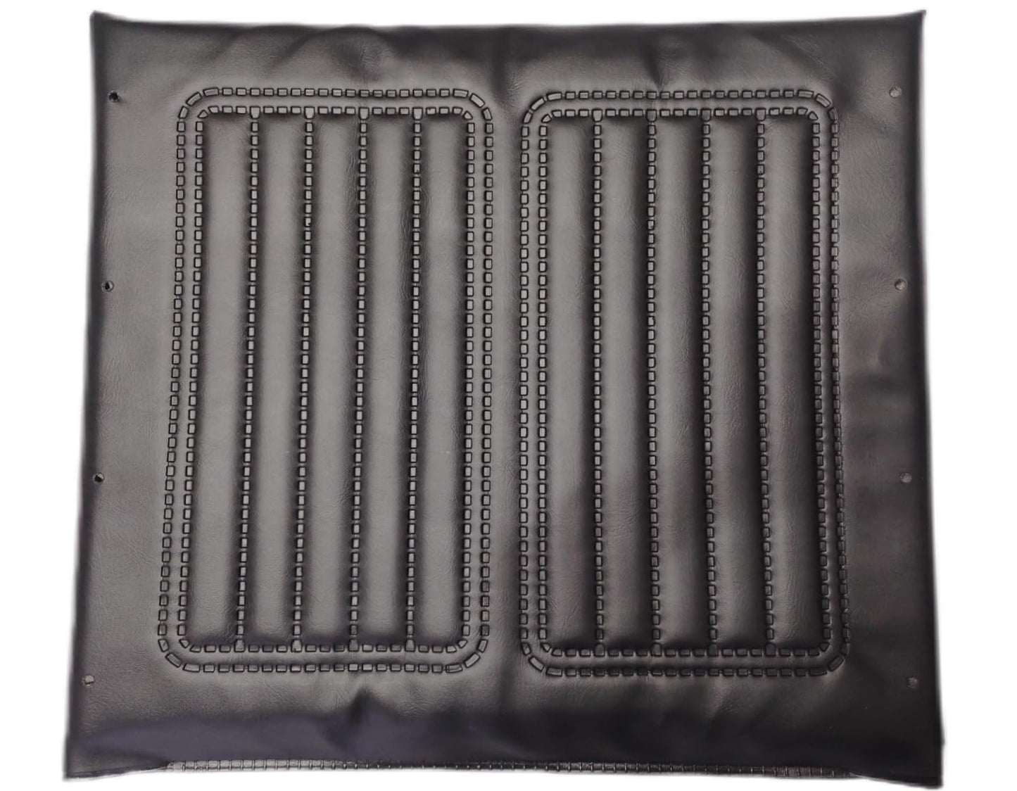ForconMed Silver Sport 2 Cojín para Silla De Ruedas 18 Pulgadas, Asiento De Repuesto para Silla De Ruedas, Tapicería De Asiento Vinil 18X16”, Relieve, Piezas De Repuesto, con Herrajes, Stds3