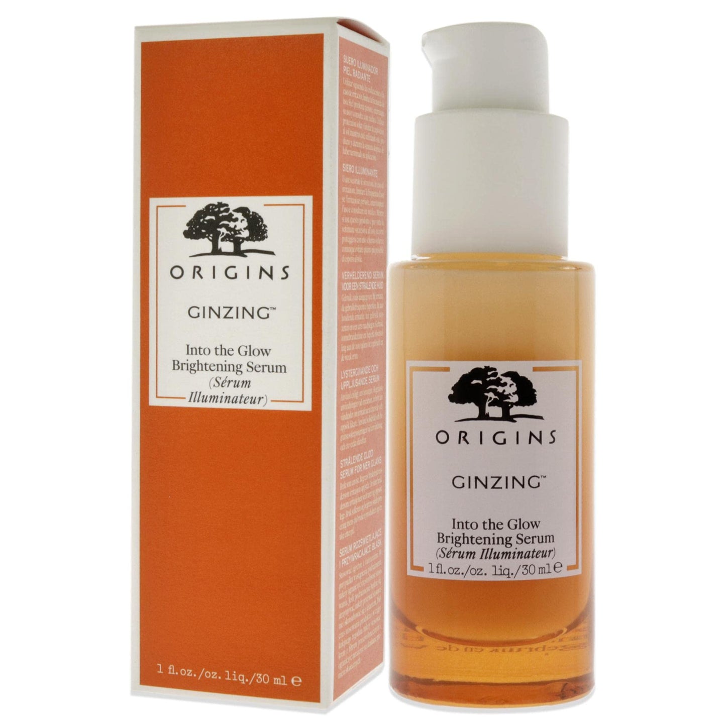 Origins Ginzing Into the Glow Suero iluminador