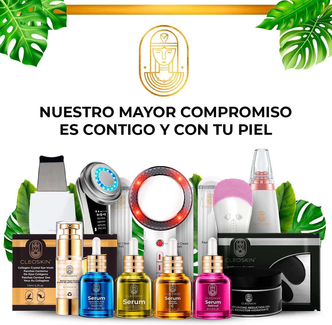 CLEOSKIN Crema contorno de ojos de Perlas Coreanas, elimina ojeras, iguala el tono de la piel, reafirmante, hidratante, skincare coreano, Belleza (1, 1, unidad)