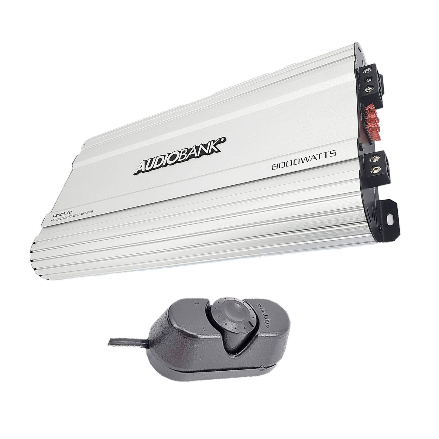 Amplificador Monoblock Audiobank Negro Clase D 8000 W para Coche