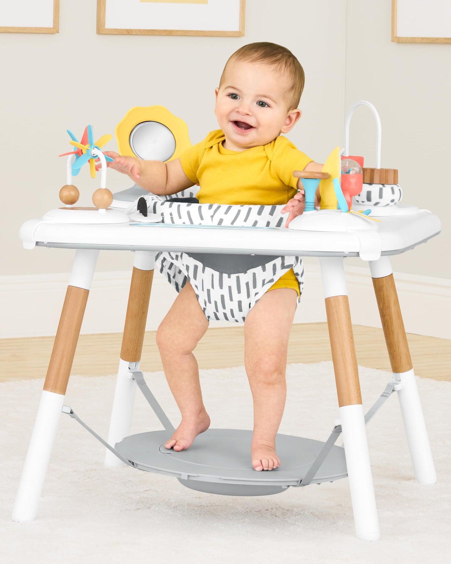 Centro de Actividades Skip Hop Discoverosity Montessori y Mesa de Juego Azul para Bebés a Partir de 4 Meses