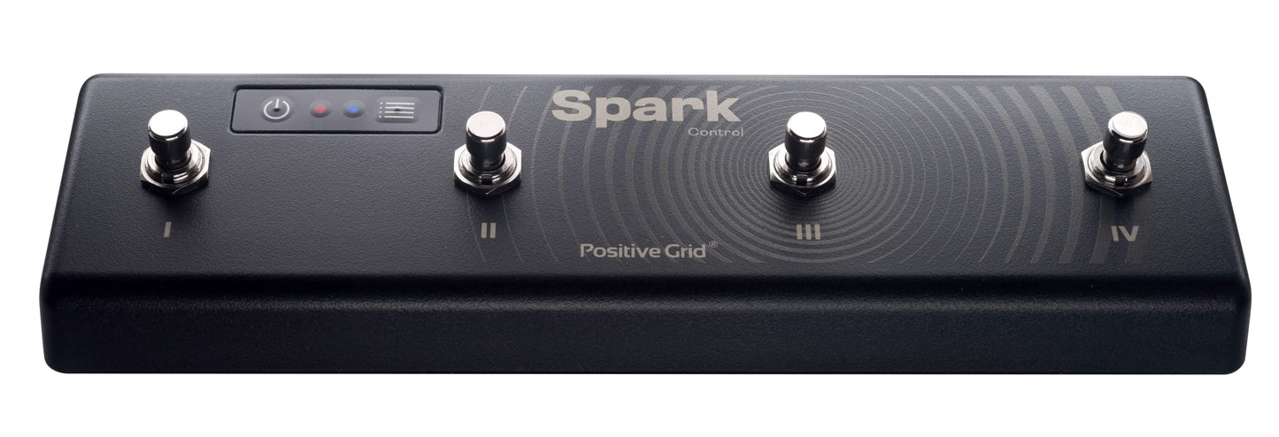 Control de chispa Positive Grid Control inalámbrico de pedal de guitarra para amplificador de guitarra Spark y aplicación móvil con pistas de respaldo