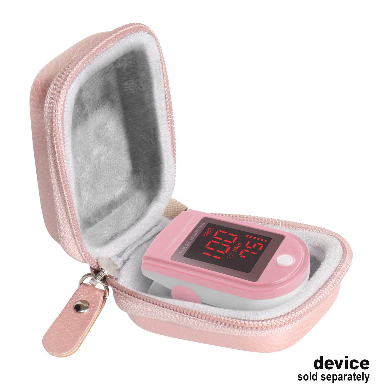HKESTG - Estuche WGear para Zacurate Pro 500DL, niños: Innovo Deluxe, Santamedical 2. Facelake FL400 t. FL350: Vive Precision Spo2 Accumed cms-50dl, 50D1, Healthtree (oro rosa)