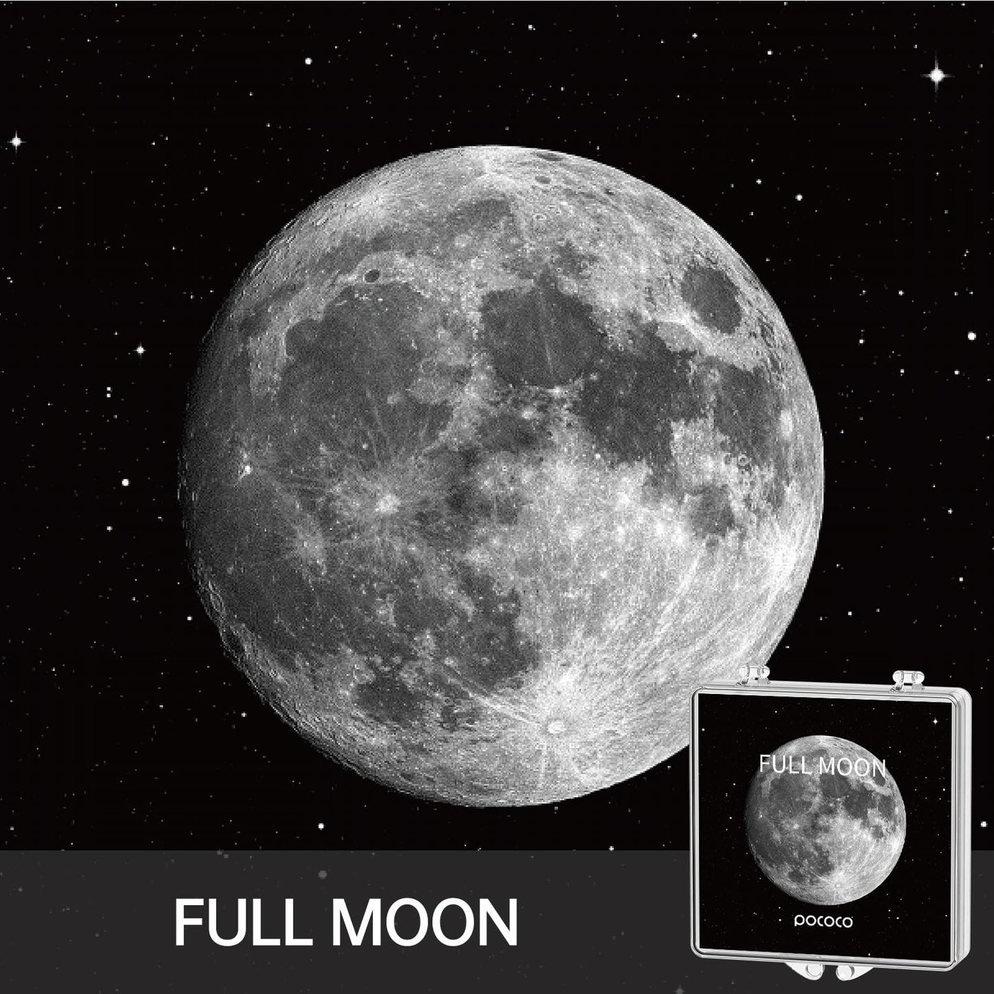 Luna y Estrellas: Discos para POCOCO Proyector Galaxy, 5K Ultra HD, Litografía de Semiconductores (6 Discos)