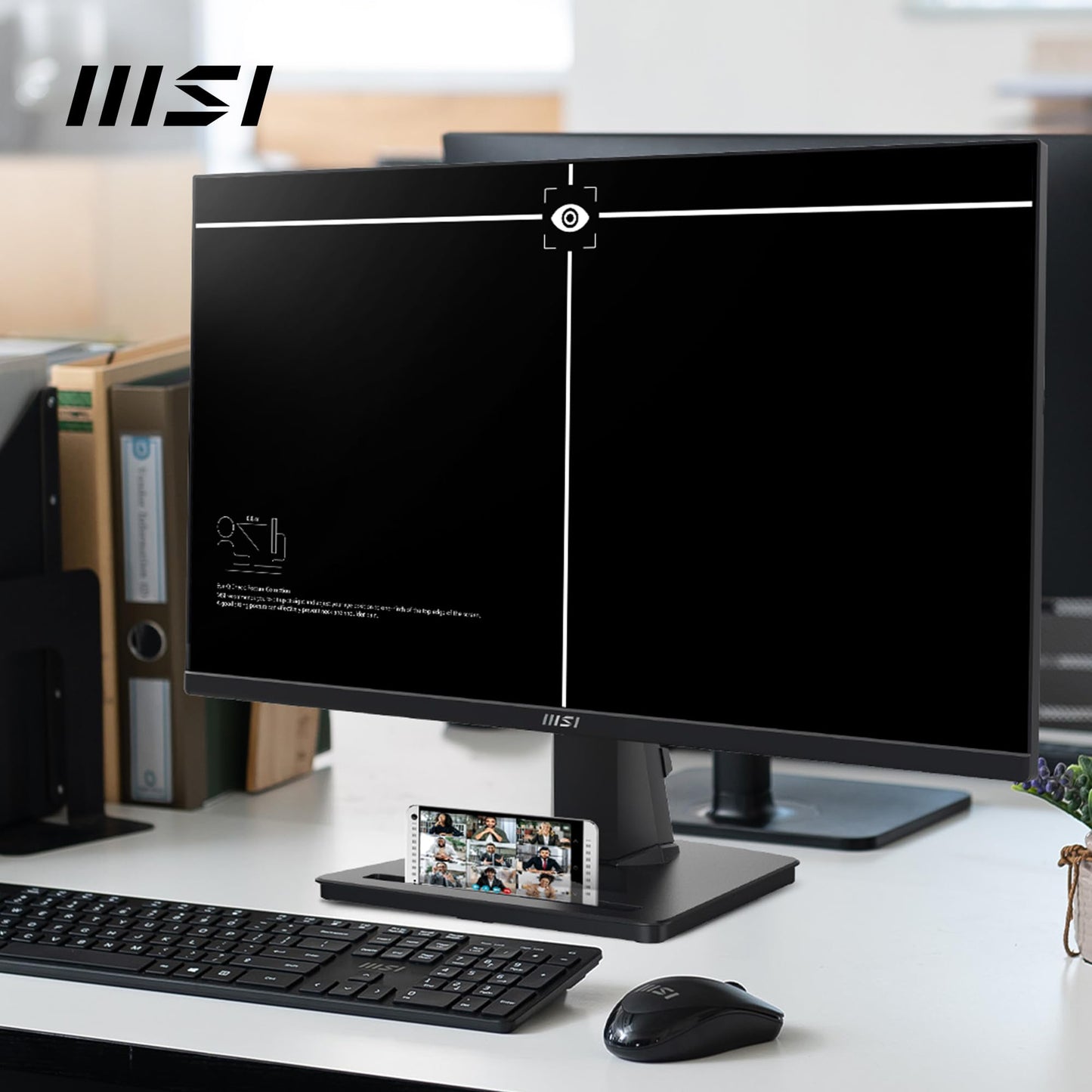 MSI Pro MP251 24.5" IPS 1920 x 1080 (FHD), 100Hz, sincronización adaptativa, HDMI, Puerto VGA, Montaje VESA, inclinación, Altavoz, 1 ms, Negro
