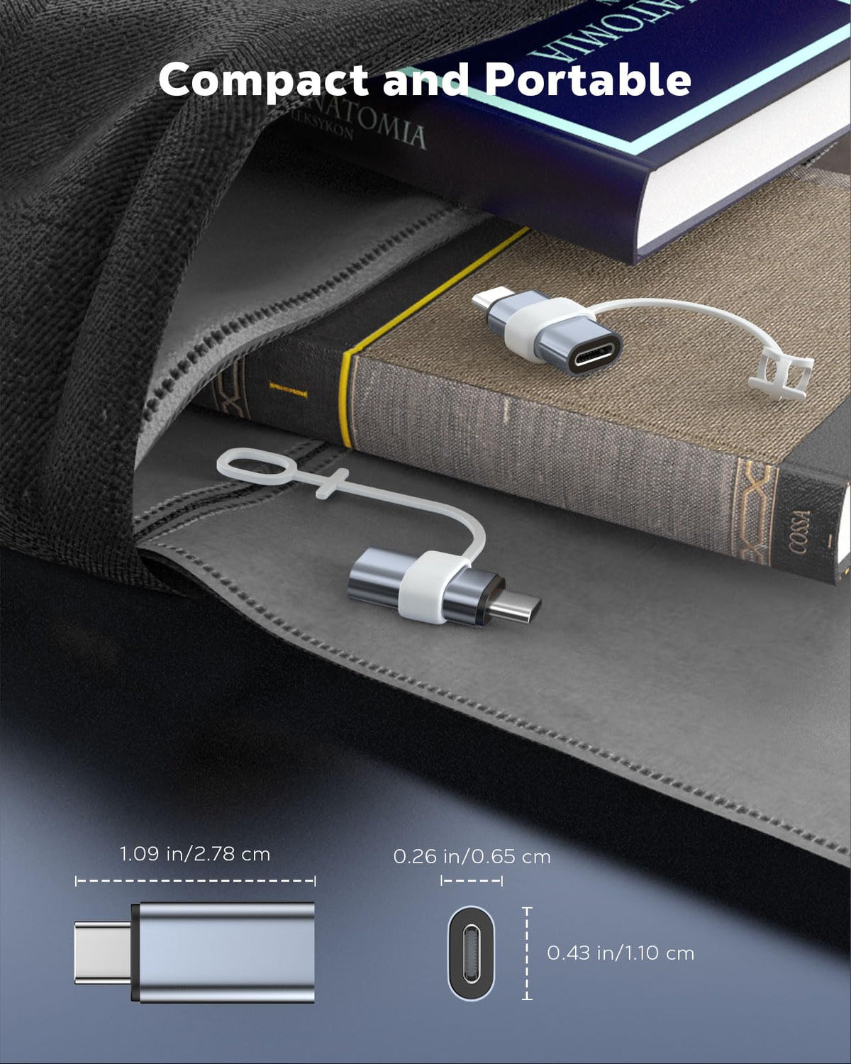 Adaptador Lightning a USB-C Moko 4 Piezas para iPhone 17 16 15 Carga Exclusiva