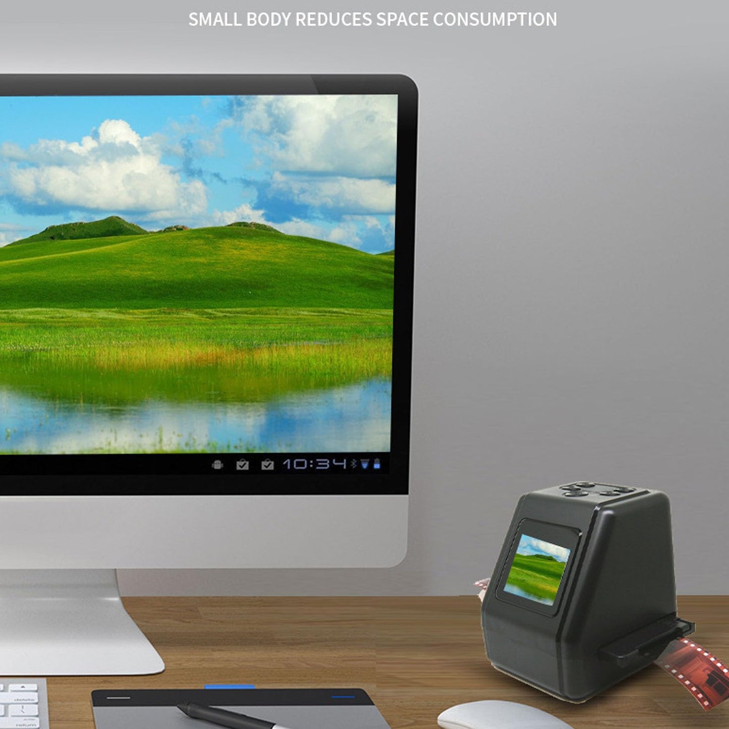Escáner de Película Digital Yoidesu con Pantalla LCD Grande para Diapositivas y Películas Negativas en Color y Negro