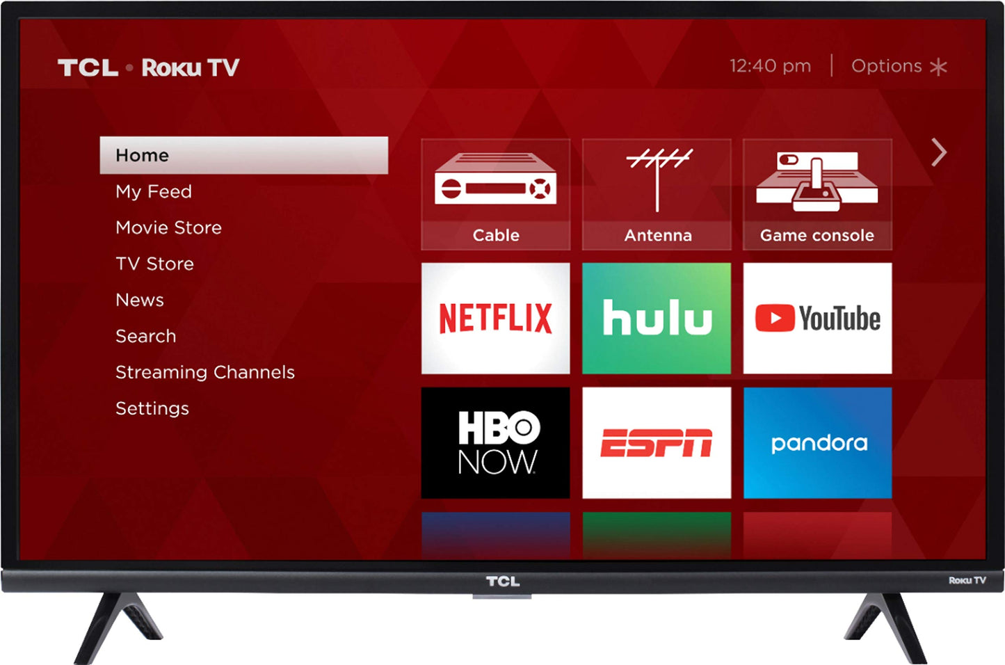 TCL 32-Inch 1080p Roku Smart LED TV 2018 Model 32S327 (Reacondicionado)