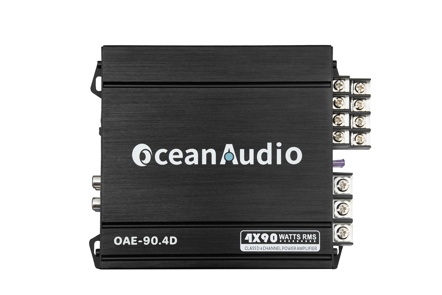 Amplificador de Coche OceanAudio Negro Compacto Clase D de 4 Canales 720 W