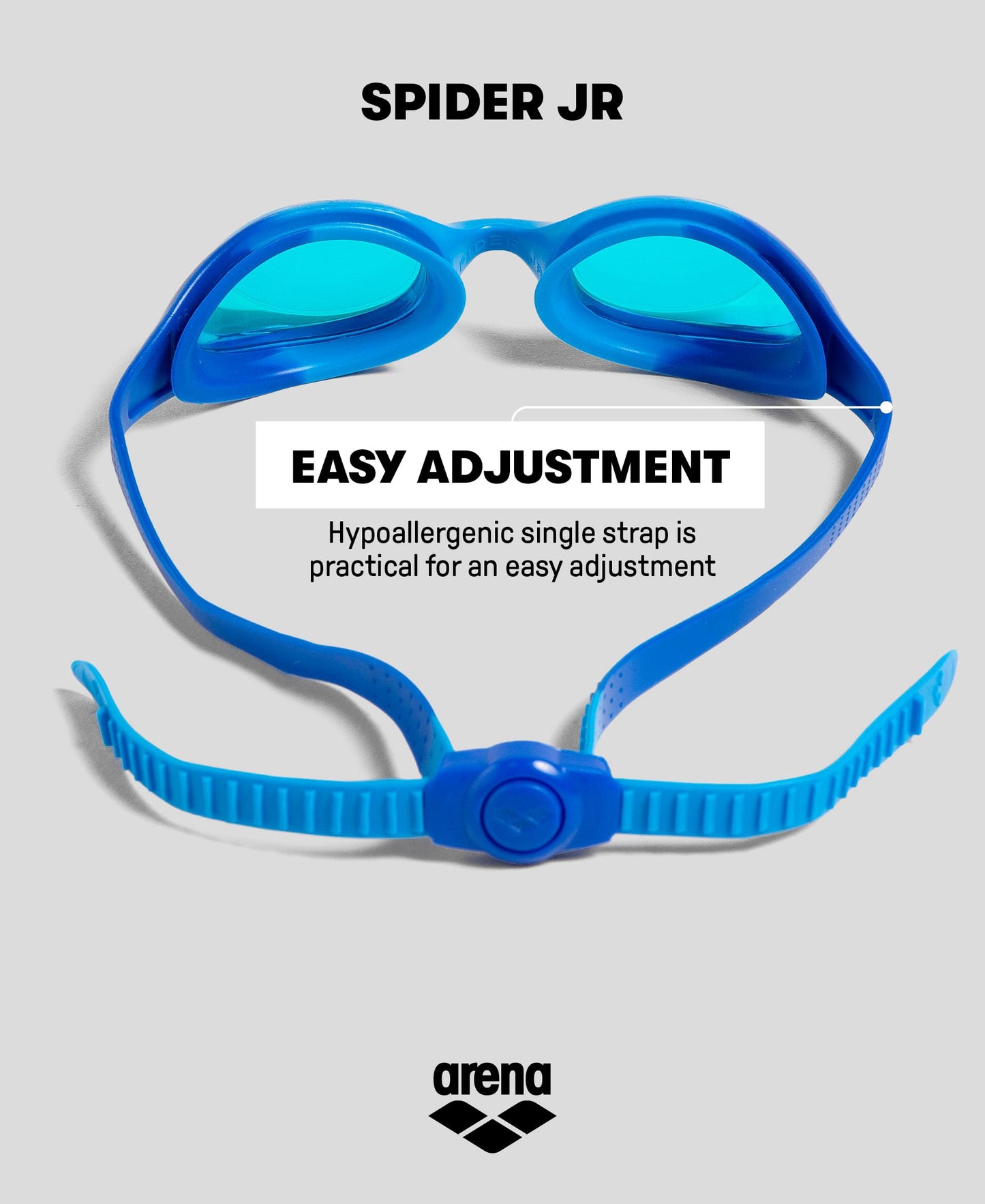 Arena Goggles Natación Spider Jr única, Rosa