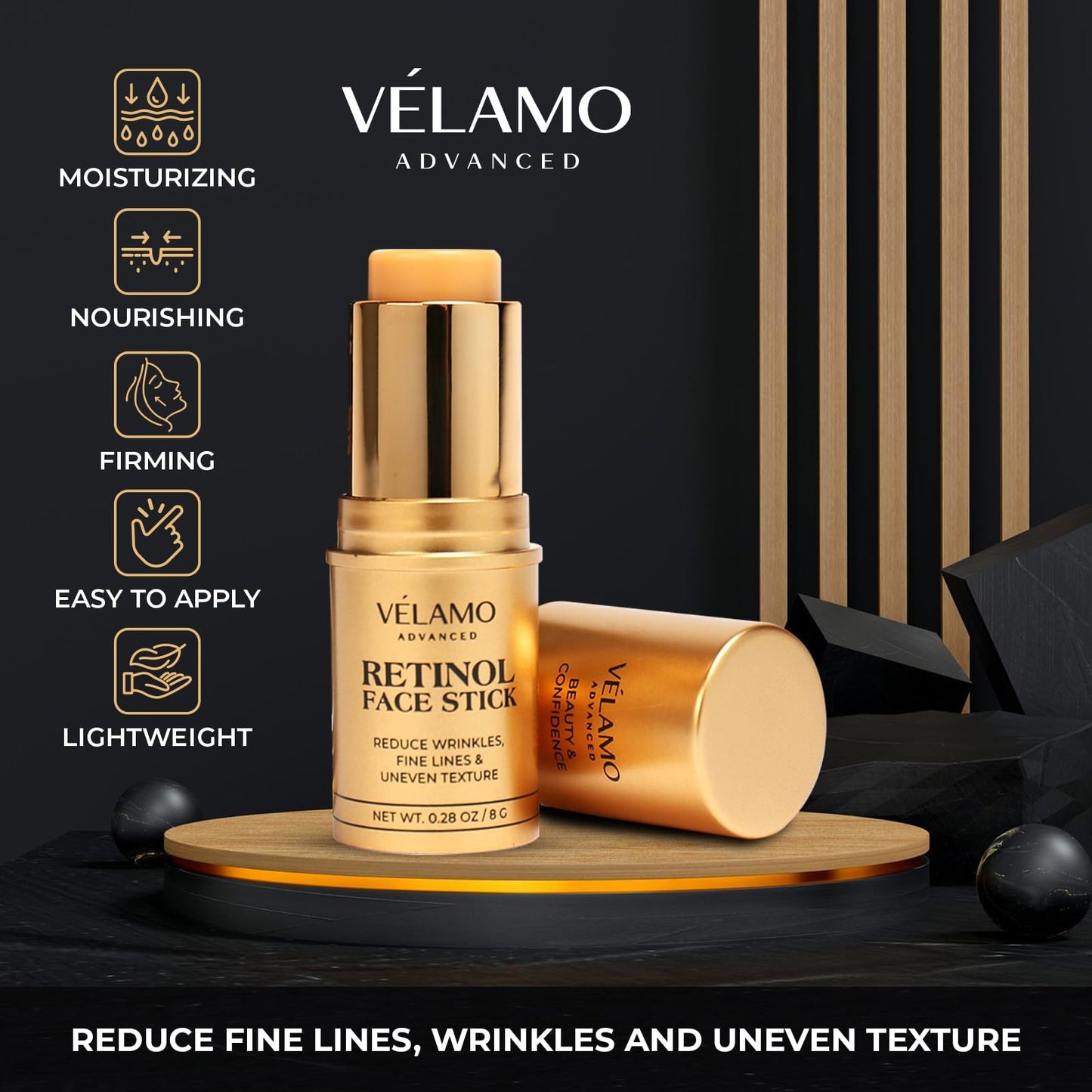 retinol face stick reduce fine lines wrinkles and uneven texture in 4-6 weeks retinol serum retinol cream wrinkle cream for face anti wrinkle cream anti aging face cream retinol face moisturizer